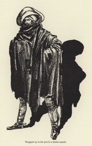 茶色のマントルで目を覆った 作： René Bull